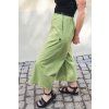 72275 4 kalhoty minile culottes poplin lime