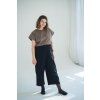 73070 7 kalhoty minile culottes poplin black