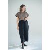 73070 9 kalhoty minile culottes poplin black