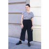73070 kalhoty minile culottes poplin black