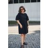 Šaty Minile Simple Balloon Poplin Black