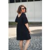 Šaty Minile Simple Balloon Poplin Black