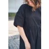 Šaty Minile Simple Balloon Poplin Black