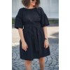 Šaty Minile Simple Balloon Poplin Black