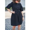 Šaty Minile Simple Balloon Poplin Black