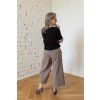 73253 3 kalhoty kysky lisky culottes mocca