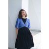 73271 12 saty minile wide black bavlna