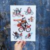 Grafika Stellion Kočičí cyklisti