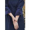 74300 7 saty minile simple puff seersucker dark blue