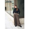 Kalhoty Minile Palazzo Tencel Brown