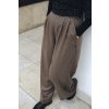 Kalhoty Minile Palazzo Tencel Brown