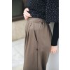Kalhoty Minile Palazzo Tencel Brown