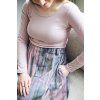 75354 12 tricko minile siluet long light pink