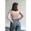 75354 16 tricko minile siluet long light pink