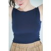 Tílko Minile Crop-top Oboustranné Dark Blue