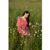 76193 2 saty kysky lisky poppy malinove