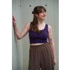 76702 2 tilko minile crop top oboustranne purple