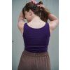76702 3 tilko minile crop top oboustranne purple