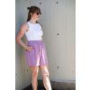 Tílko Minile Crop-top Oboustranné White