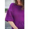 Šaty Minile Simple Balloon Muslin Cyclamen