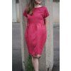 Šaty Minile Simple Short Rouge