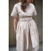 77634 10 saty minile wide poplin nude