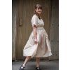 77634 13 saty minile wide poplin nude