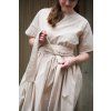 77634 16 saty minile wide poplin nude