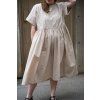 77634 6 saty minile wide poplin nude