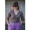 77643 10 halenka minile wrap poplin taupe