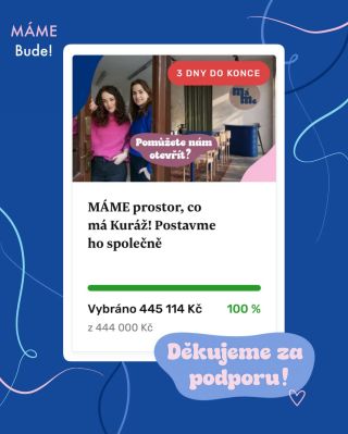 MÁME to! MÁME bude! 💙🩷 Je to neuvěřitelné. 😭 Posledních 42 dní byla jedna velká horská dráha emocí – napjatě jsme...