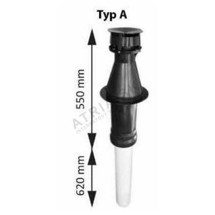 34058 zvisly odtah spalin privod vzduchu 60 100 mm a