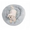 Huňatý pelech pre psa svetlo sivý