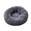 Chlpatý pelech pre psa tmavo sivý
