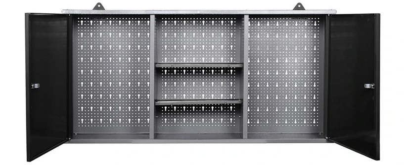 Dílenský ponk do rohu KLASIK I FULL s úložnými prostory