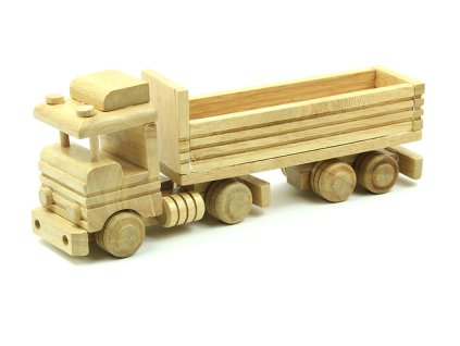 dřevěný sklápěč