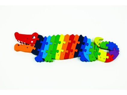 puzzle krokodýl