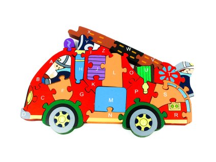 puzzle hasičské auto