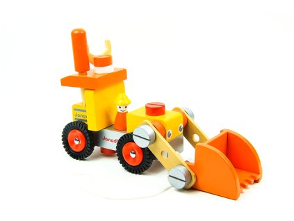 dřevěný buldozer 1