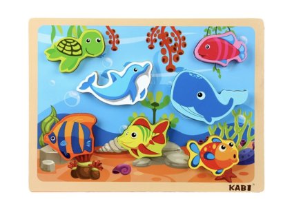 puzzle mořský svět rybičky