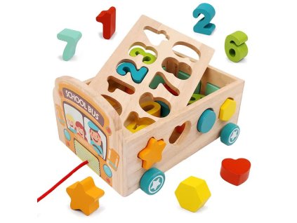 autobus vzdělávací hračka montessori