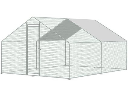 Výběh, voliéra pro drůbež se střechou 3x4x2 m