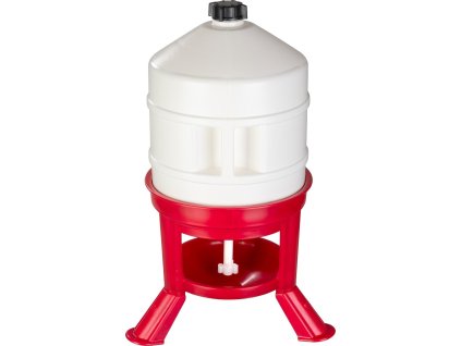 Napáječka pro drůbež stojanová barelová, plast, 30l