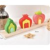 puzzle 3D dřevěné ovoce vzdělávací hračky