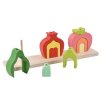 puzzle 3D dřevěné ovoce