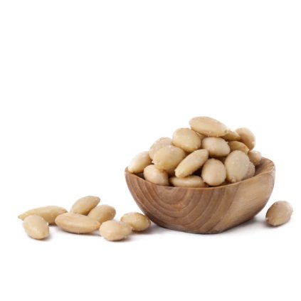 Mandle loupané pražené solené