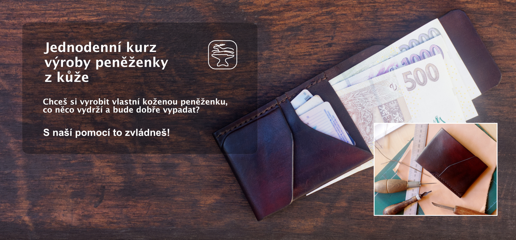 Kurz výroby peněženky z kůže