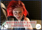 moderátor experience