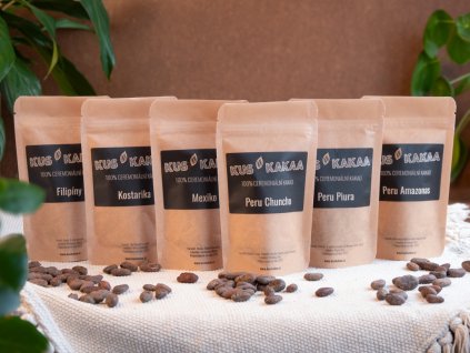 Sada 6 druhů kakaa - 6 zemí 6x50g