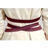 Dámský páskový korzet bordó